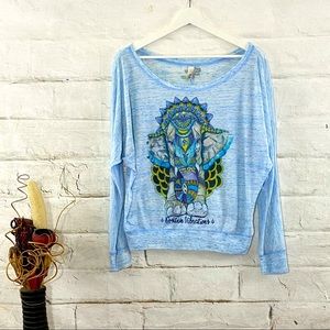 Electro Threads Oversized Long Sleeve w/ Elephant